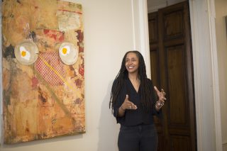 VIsit to Mona Bismarck American Center