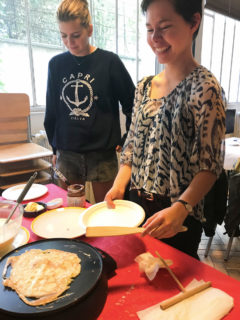 Crêpe study break at CUPA