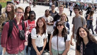 Summer students at Saint-Malo
