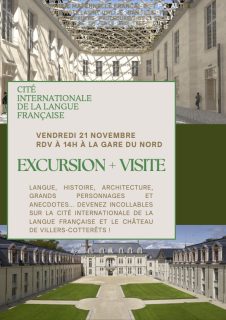 fall 2025 Visite - Cité Internationale de la langue française